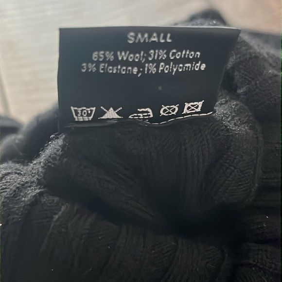 Wolford Super Crop Bolero Turtle Neck Sweater-Wool Blend - Picture 12 of 16